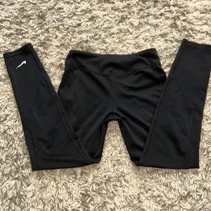 Girls Nike size large, dry fit black leggings excellent used condition
